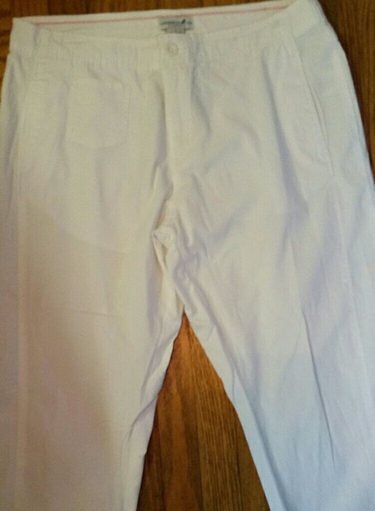 Caribbean Joe white Capri pants sz.6 Nwot